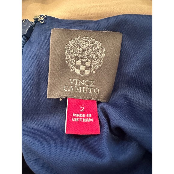 Vince Camuto Off Shoulder Blue Jumpsuit Ladies Wide Leg Elegant  Romper - Picture 6 of 7